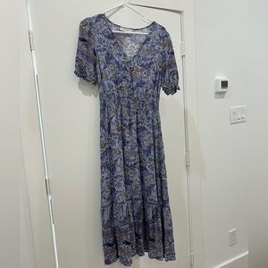 Periwinkle midi dress